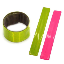 Customize Design Fashion Promotional Pvc Plastic Blank Custom Reflective Slap Bracelet Wholesale Bulk